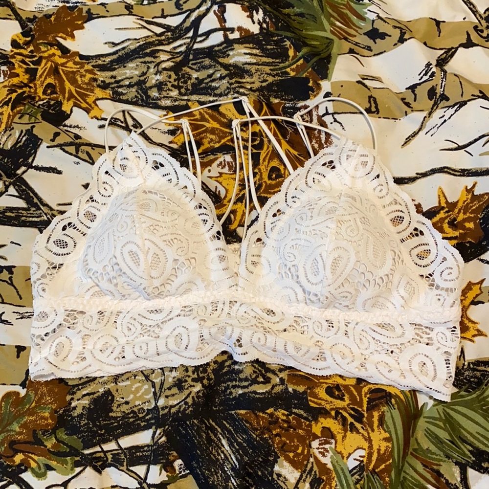 PINK crochet bralette